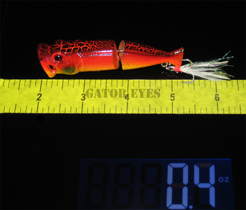 Gator Eyes Wake up 7 (Top Water Popper)