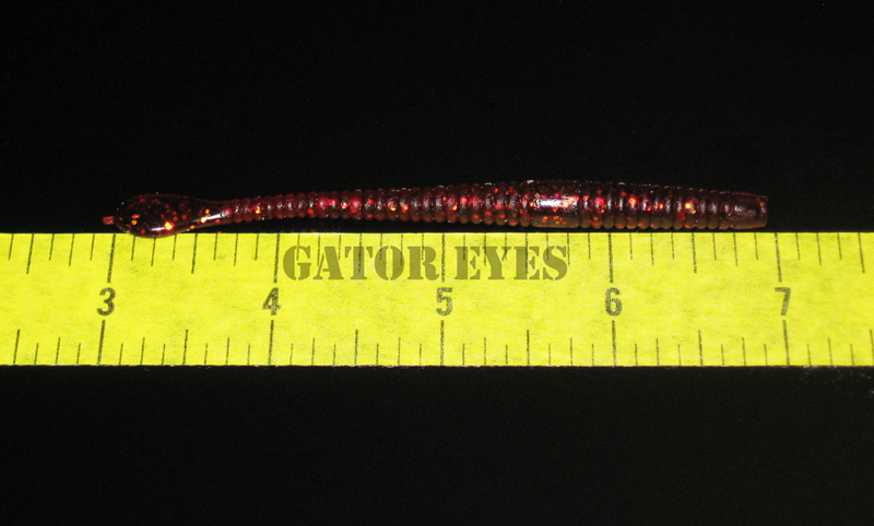 Bass Red Diamond Worms 8 pack